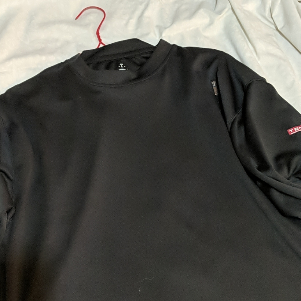 Men's Scottevest long sleeve shirt black size L